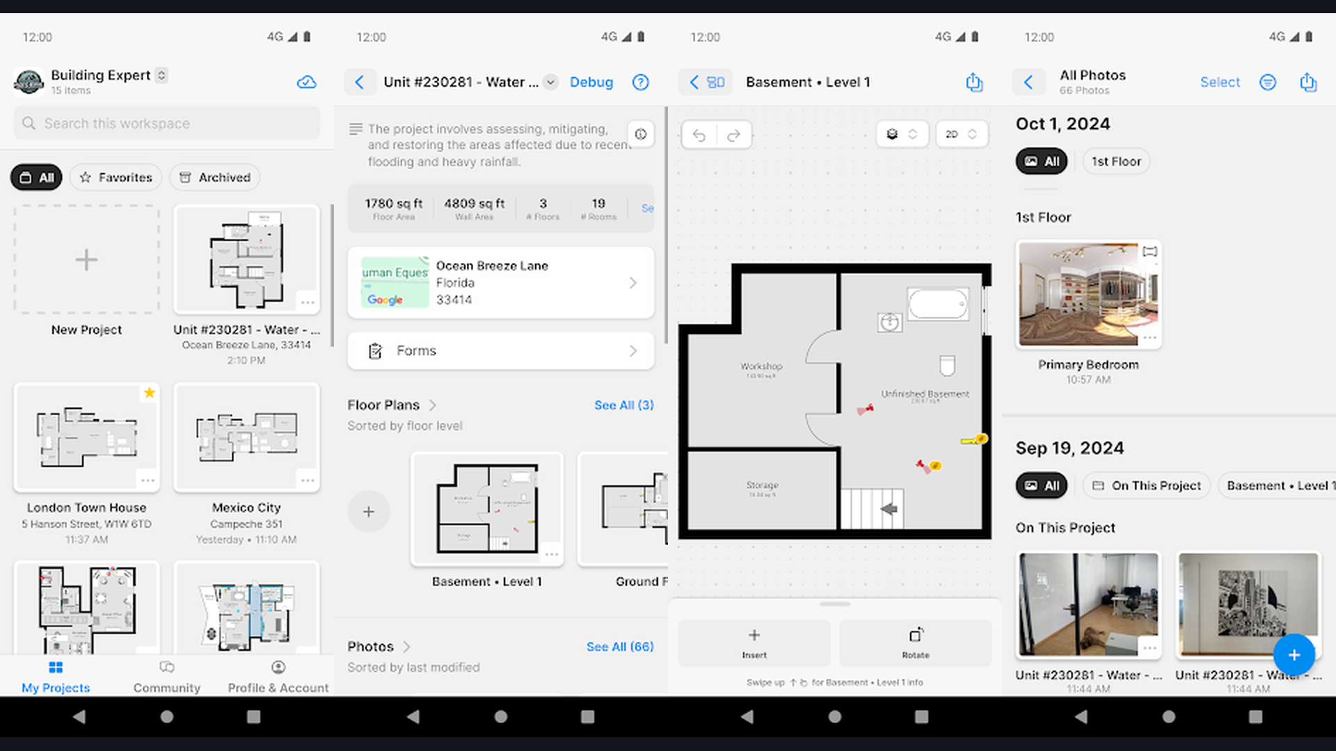 MagicPlan van interior design app