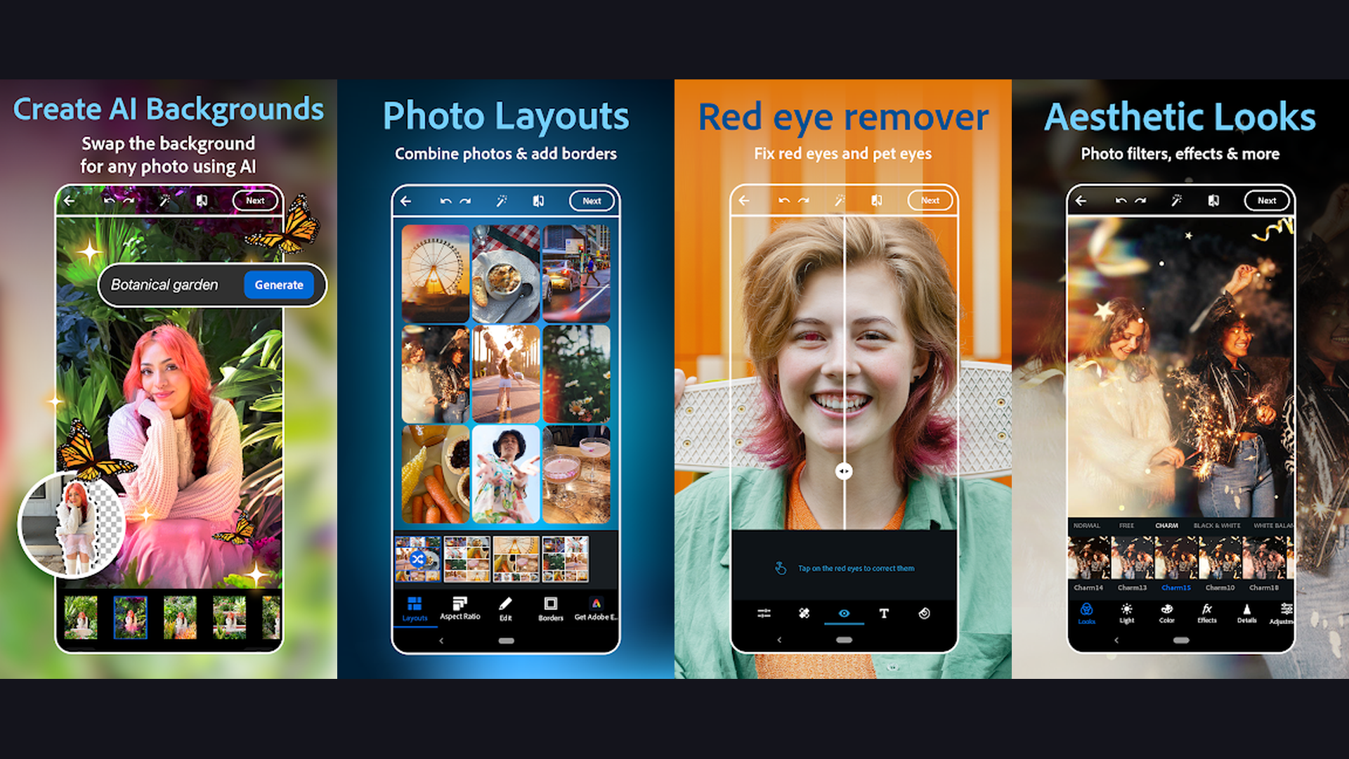 Adobe Photoshop Express app screenshots Android