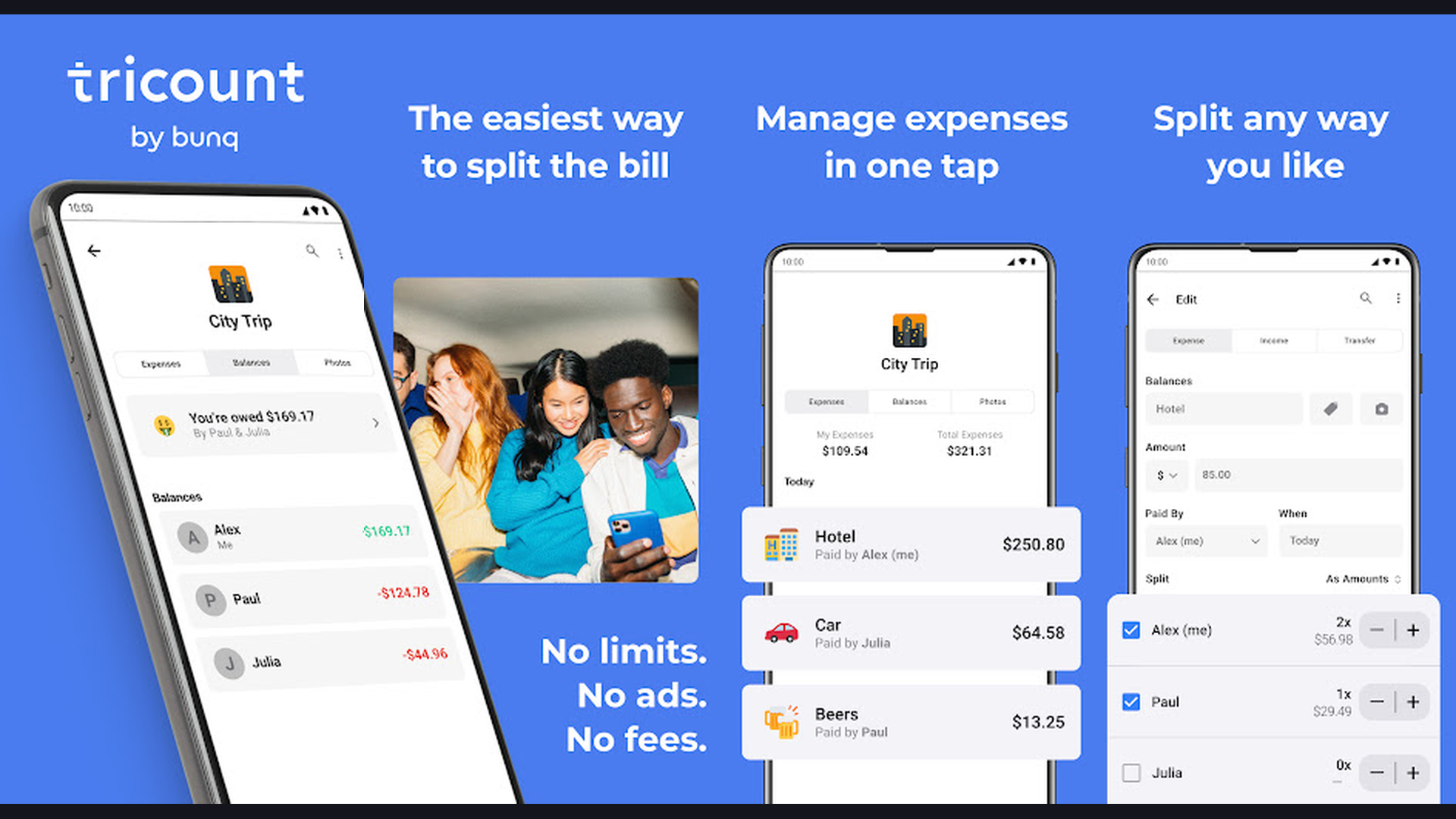 Splitwise budgeting app for van life