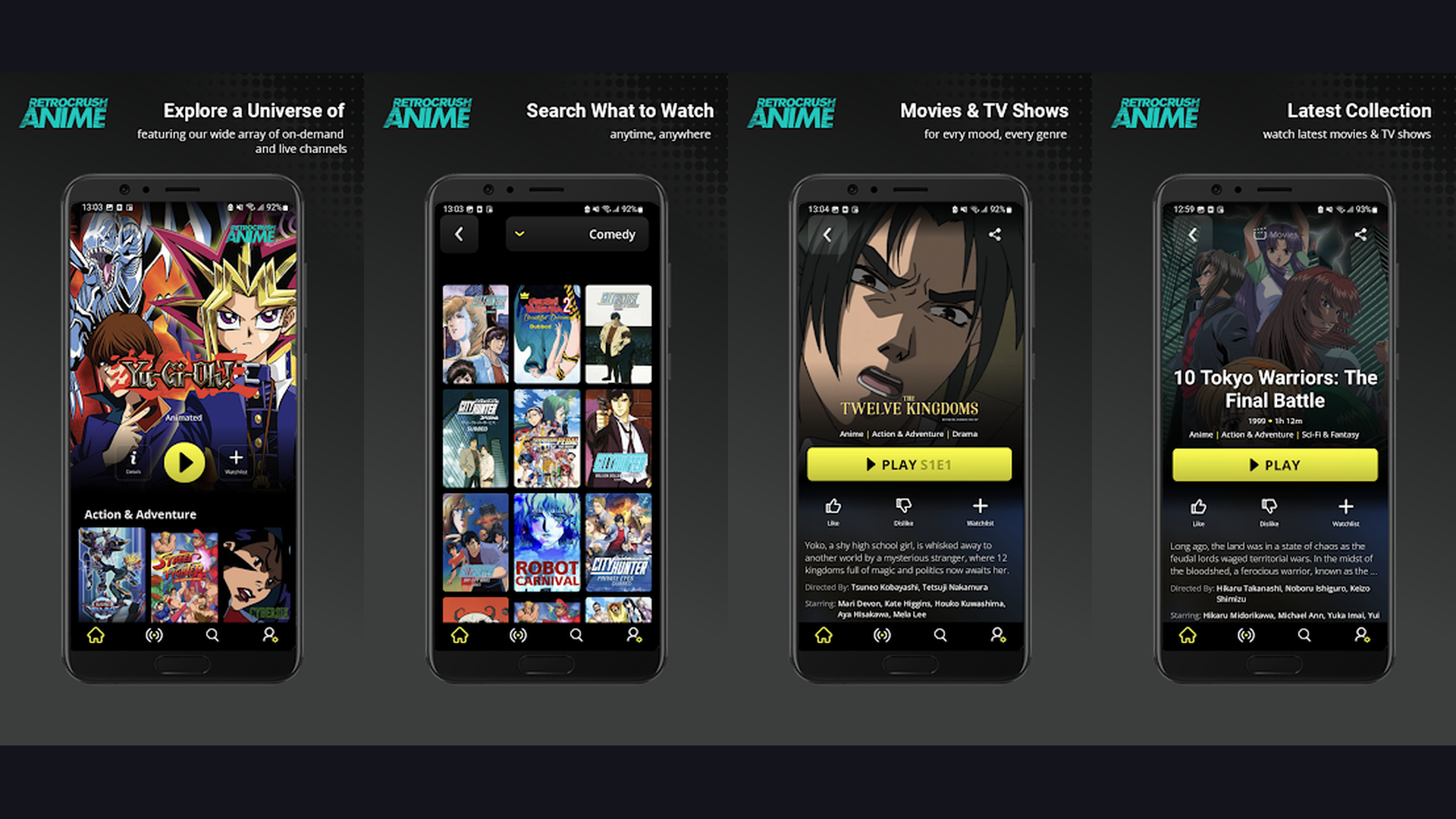 RetroCrush anime streaming on Firestick