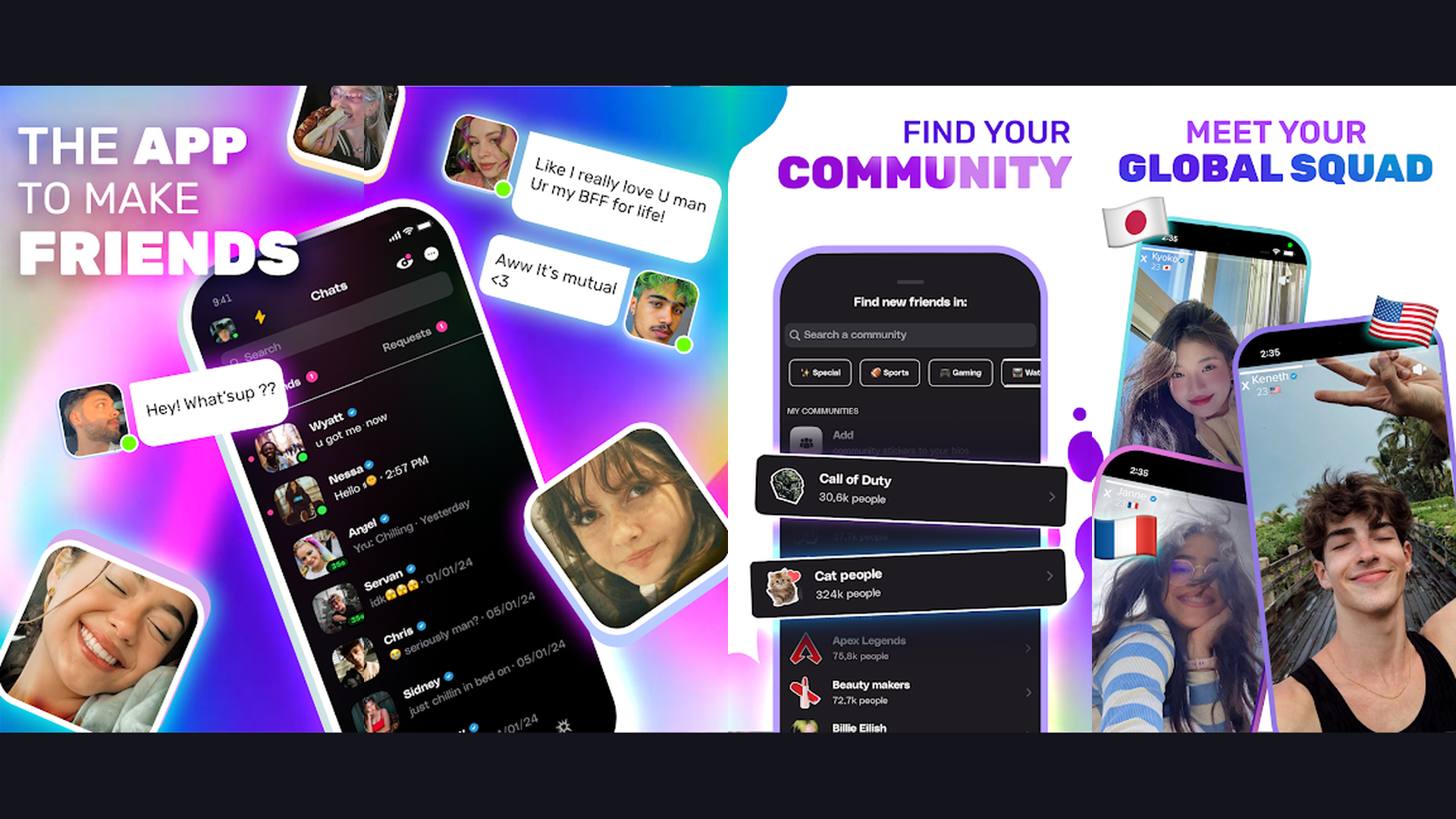 Spotafriend teen social app screenshots