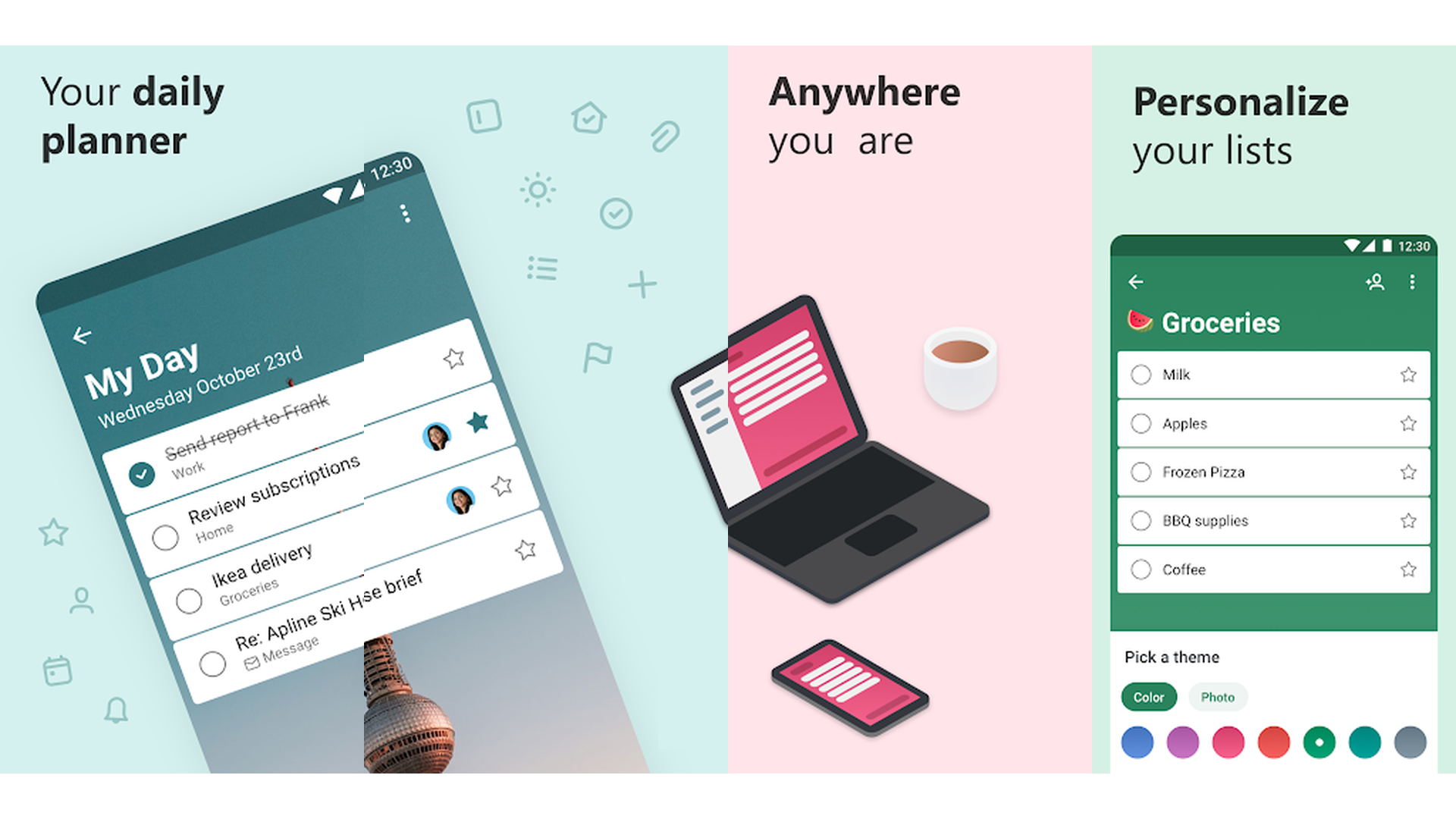 Microsoft To Do screenshots
