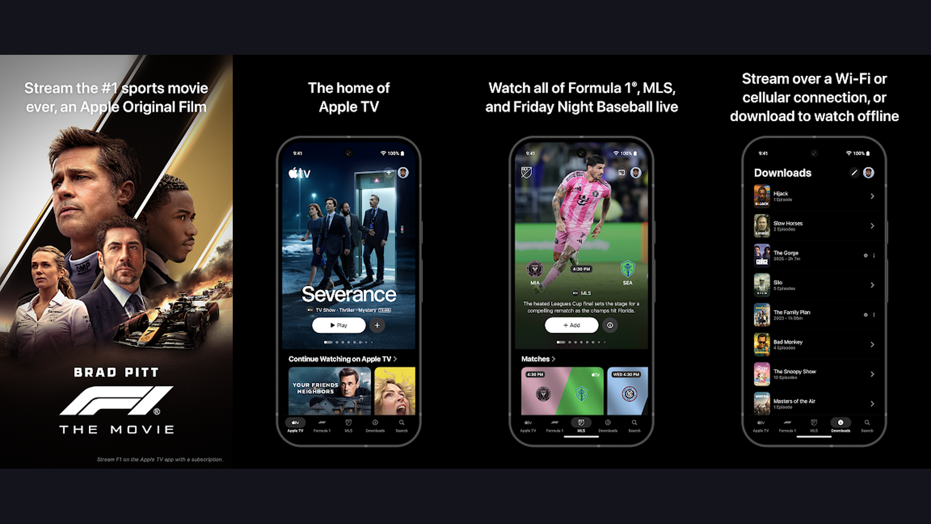 Apple TV screenshots and features