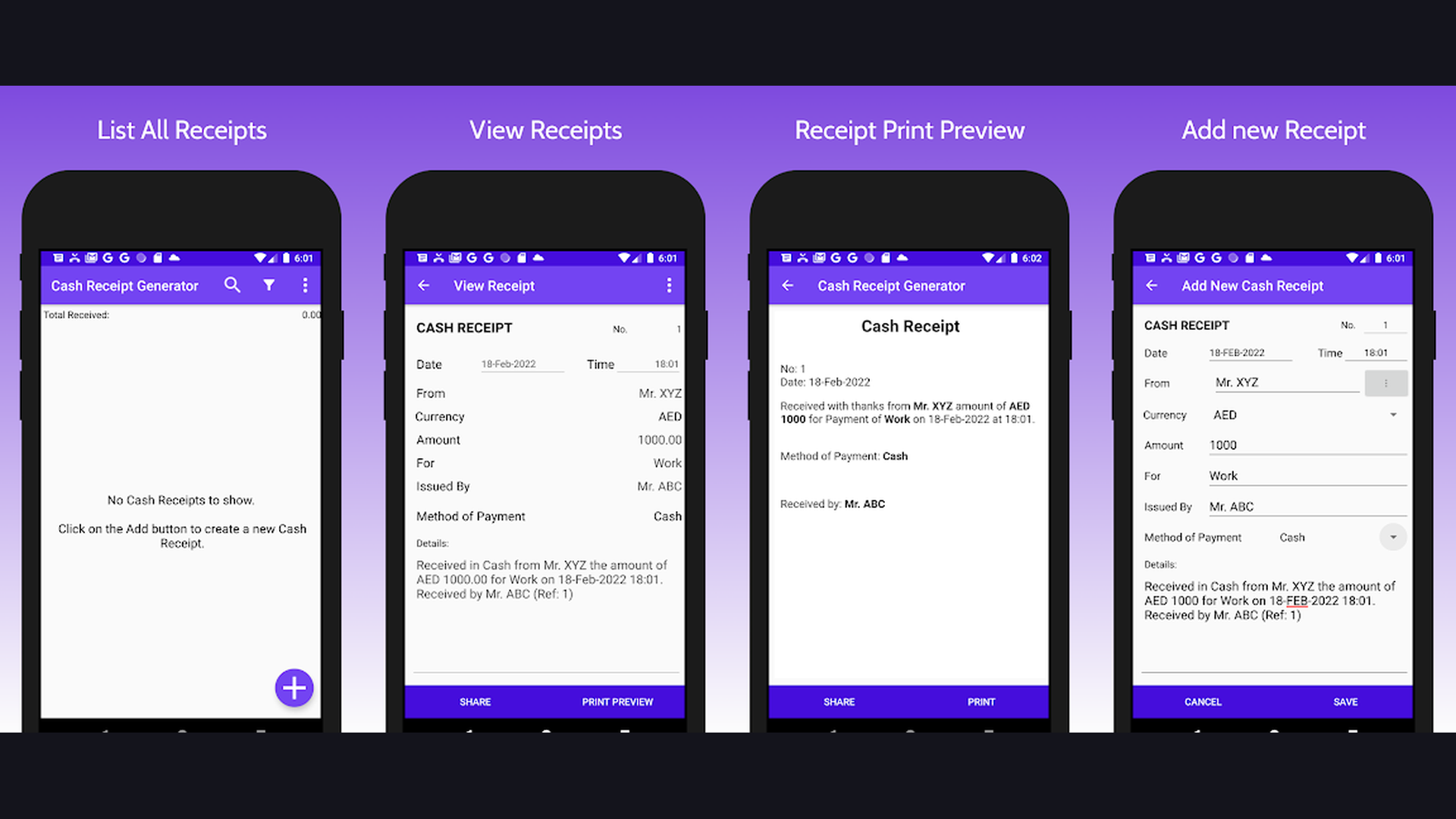 Cash Receipt Generator gameplay and screenshots