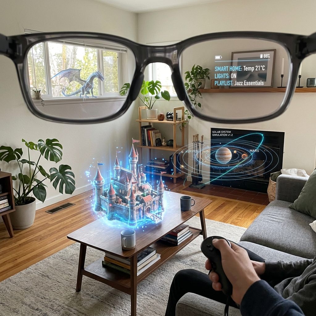 Augmented reality mixed reality passthrough experience
