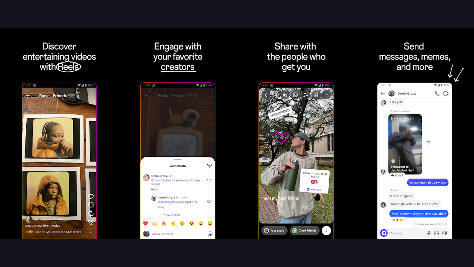 Instagram photo sharing app screenshots Android