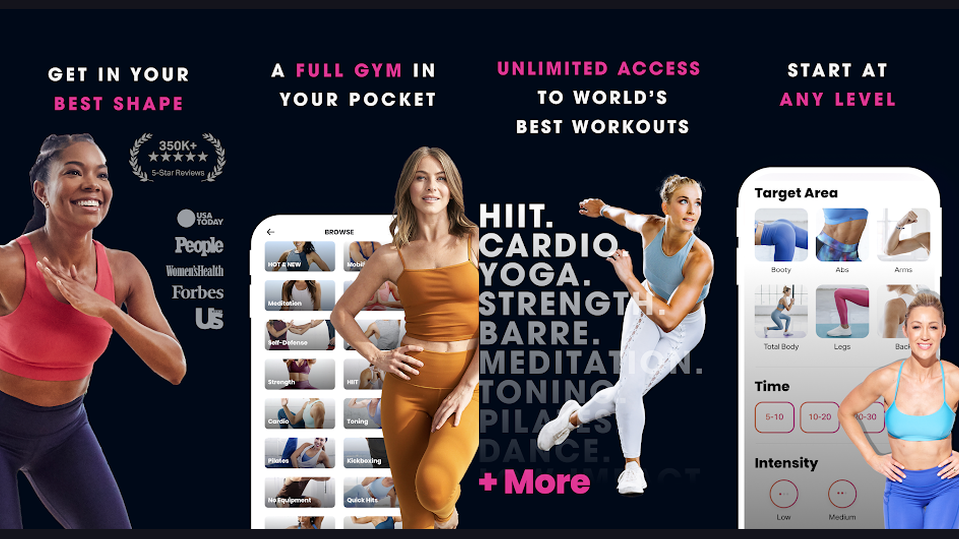 FitOn app screenshots