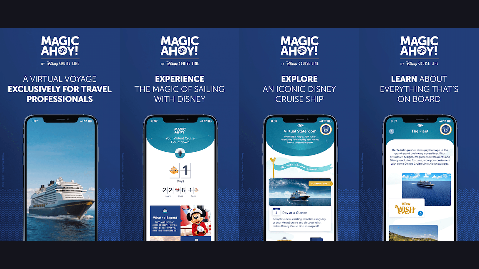 Disney Cruise Line Navigator cruise app screenshots