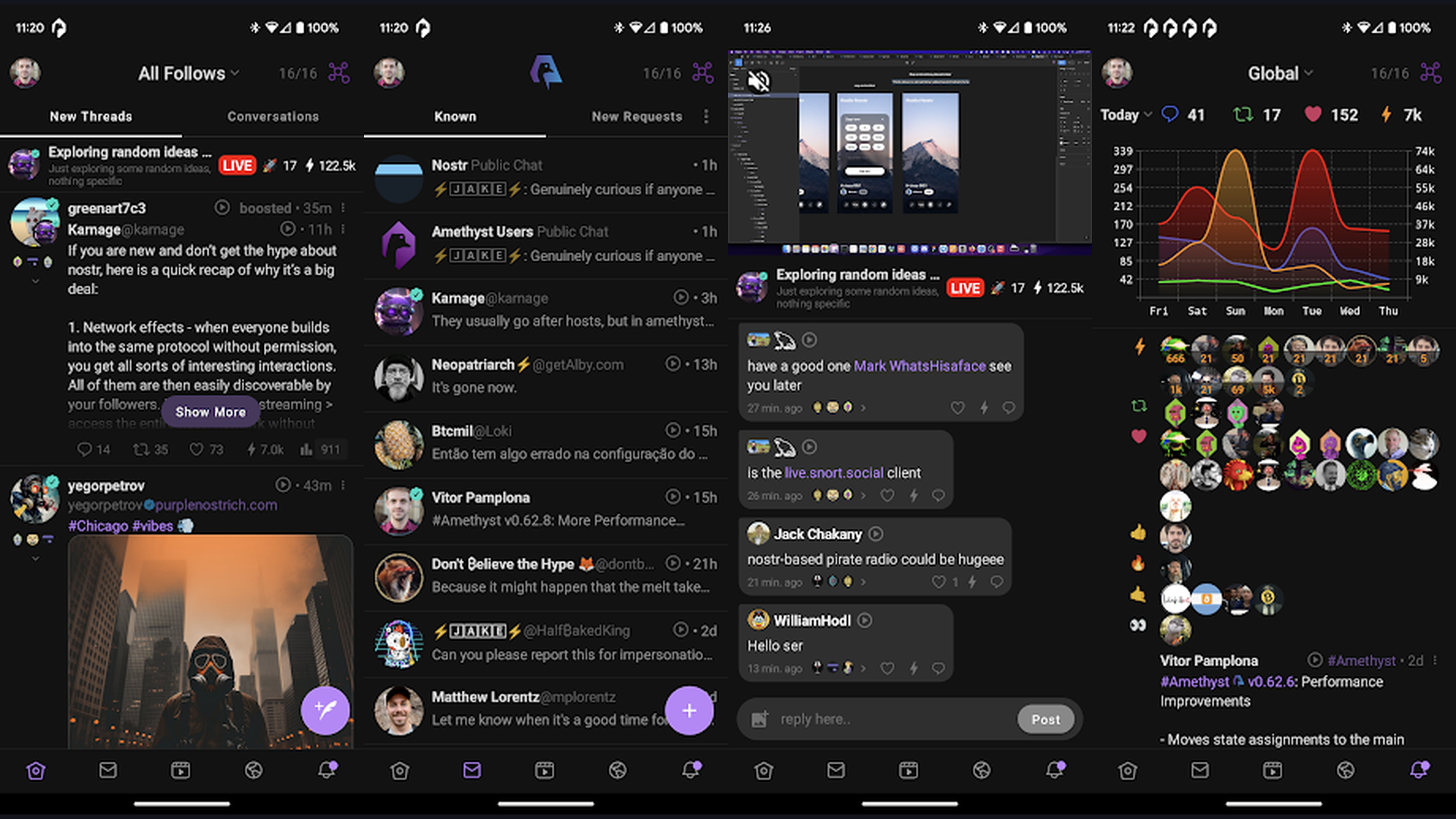 Amethyst (Nostr Client) app screenshots and features