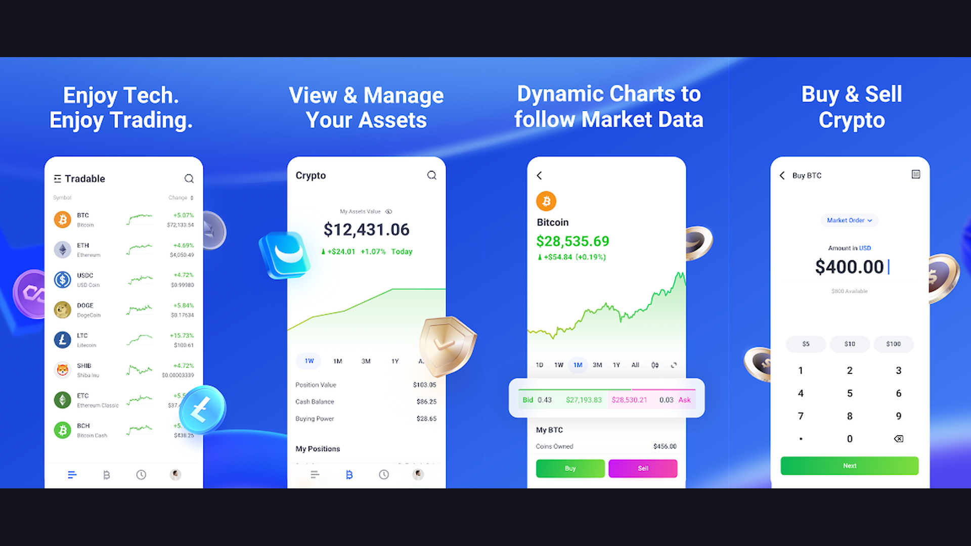 Webull stock trading app screenshots