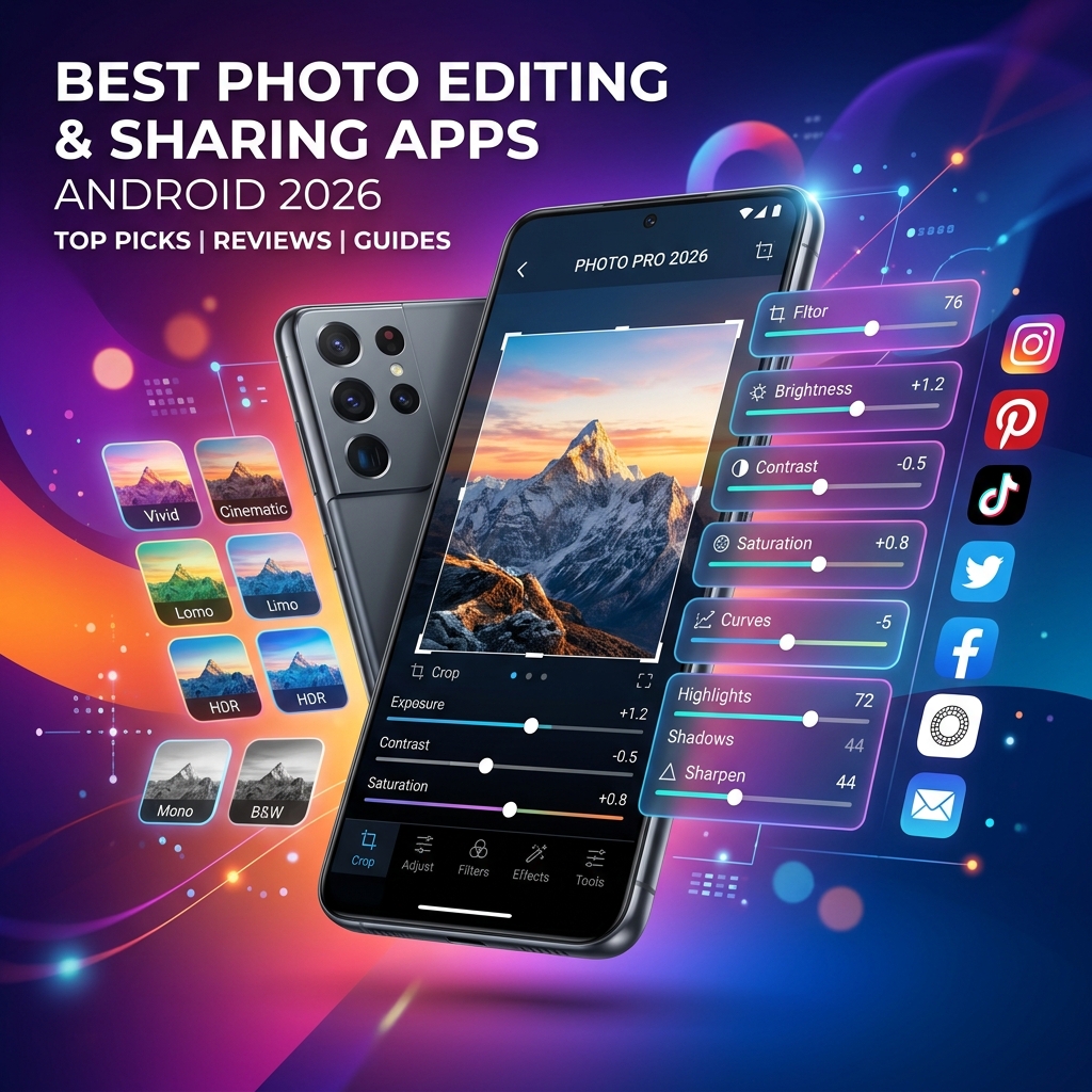 Best Photo Editing and Sharing Apps for Android -- My Honest Picks After Months of Use