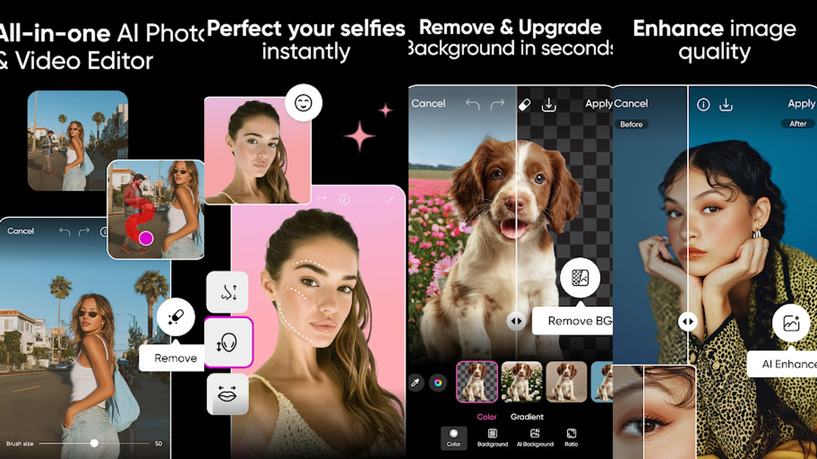 picsart-ai-photo-editor-screenshots