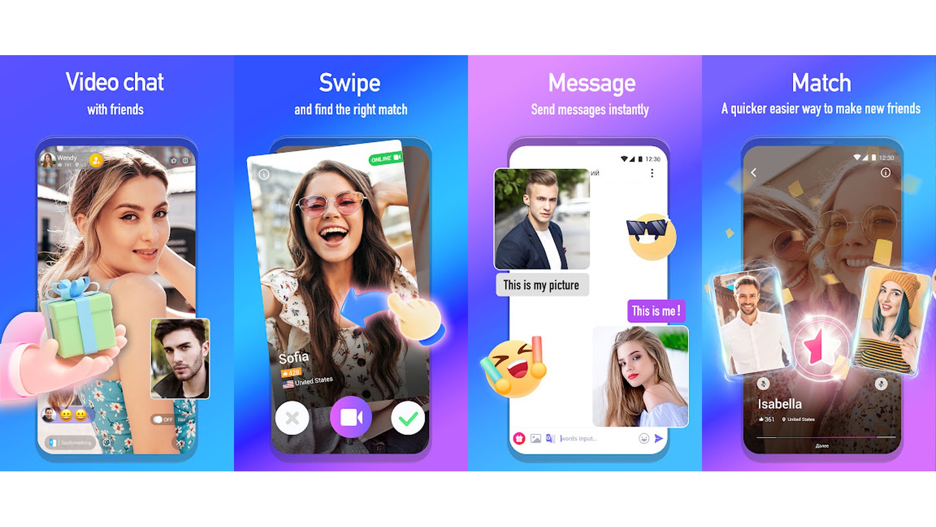 Emerald Chat play store screenshots
