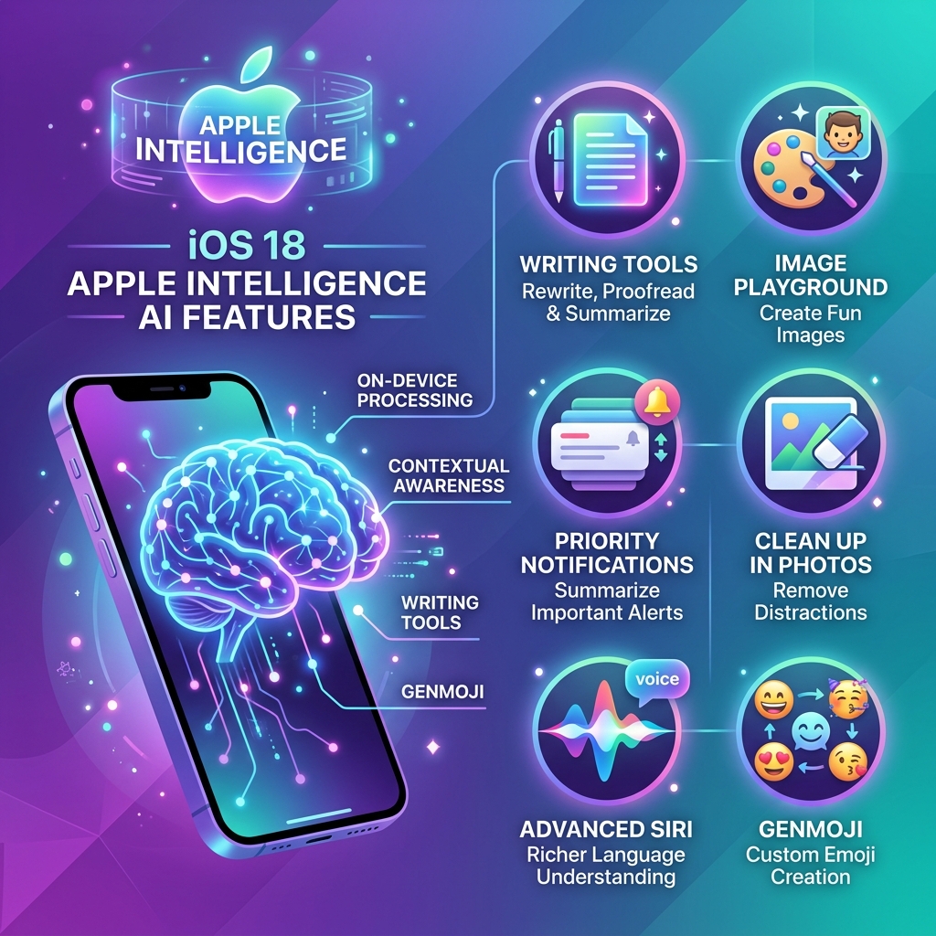 iOS 18 Guide: Apple Intelligence Features, Setup and Tips (2025)