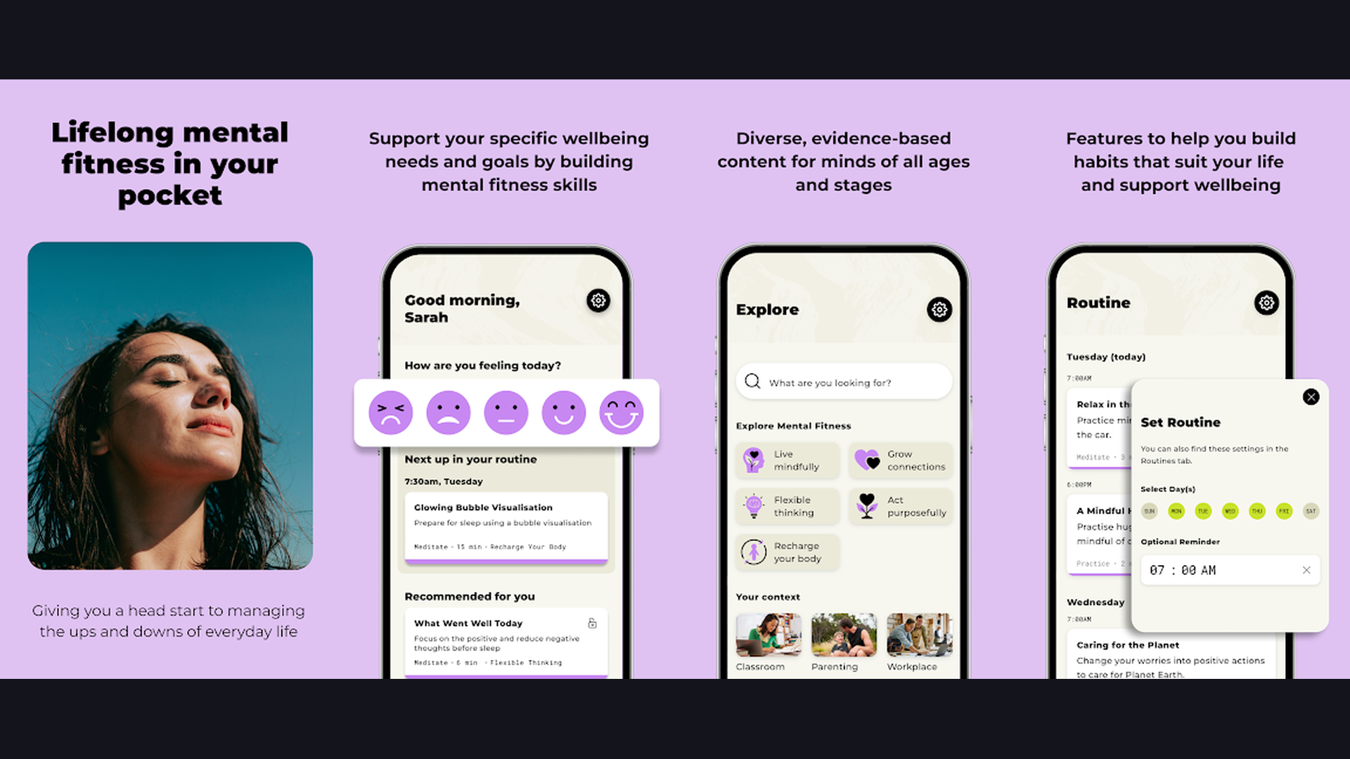 Smiling Mind app screenshots