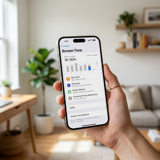 iPhone Screen Time Content and Privacy Restrictions settings