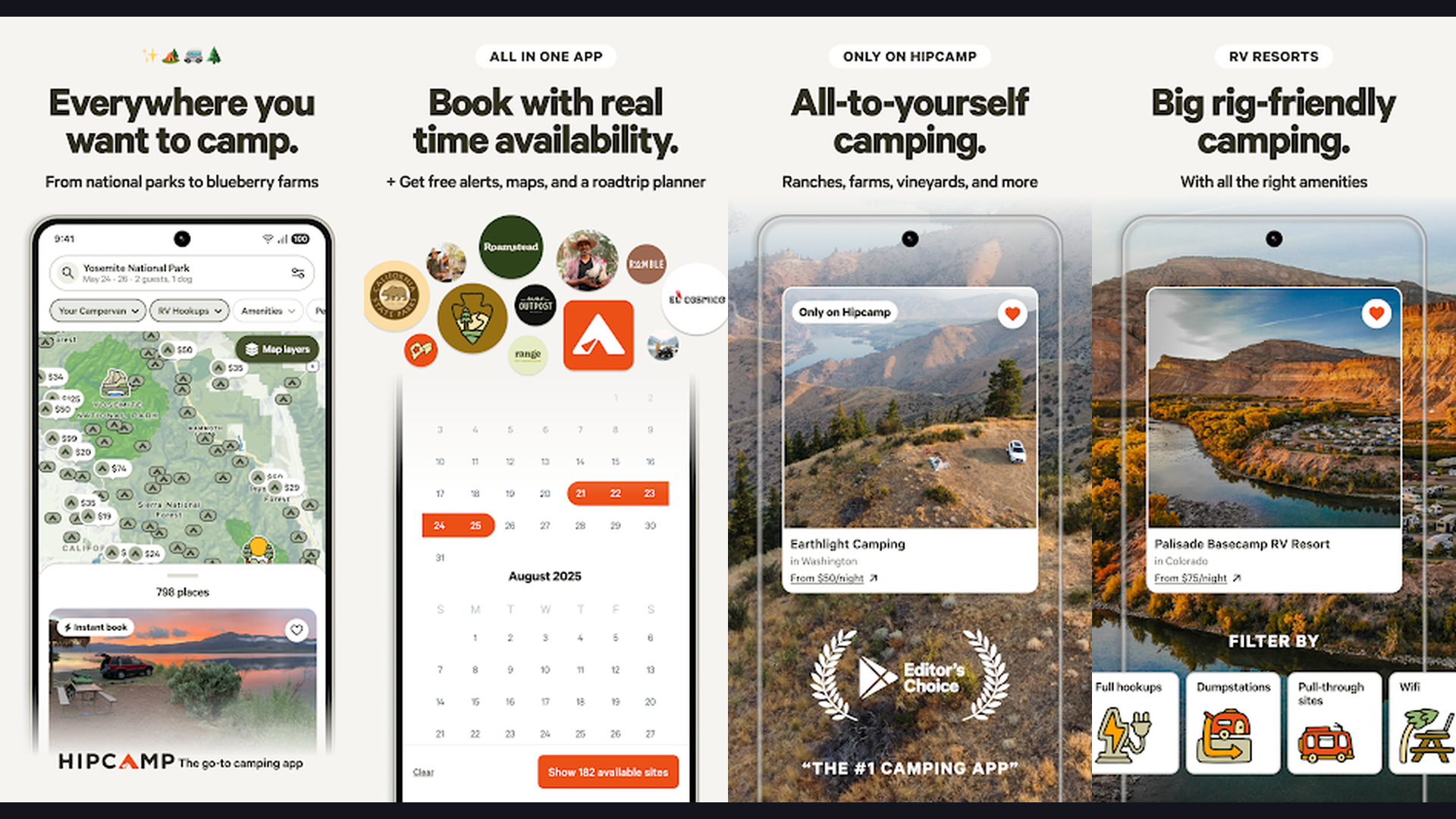 iOverlander app screenshots
