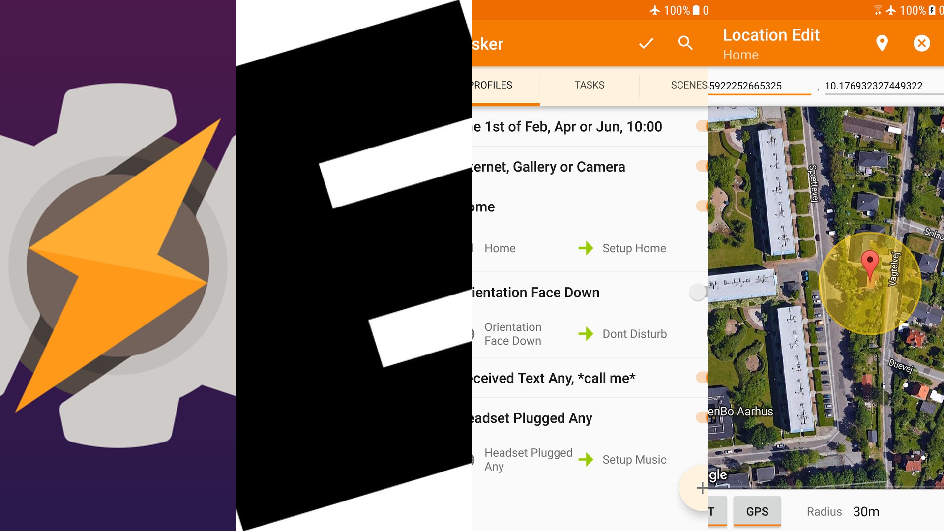 Tasker reminder app features and interface