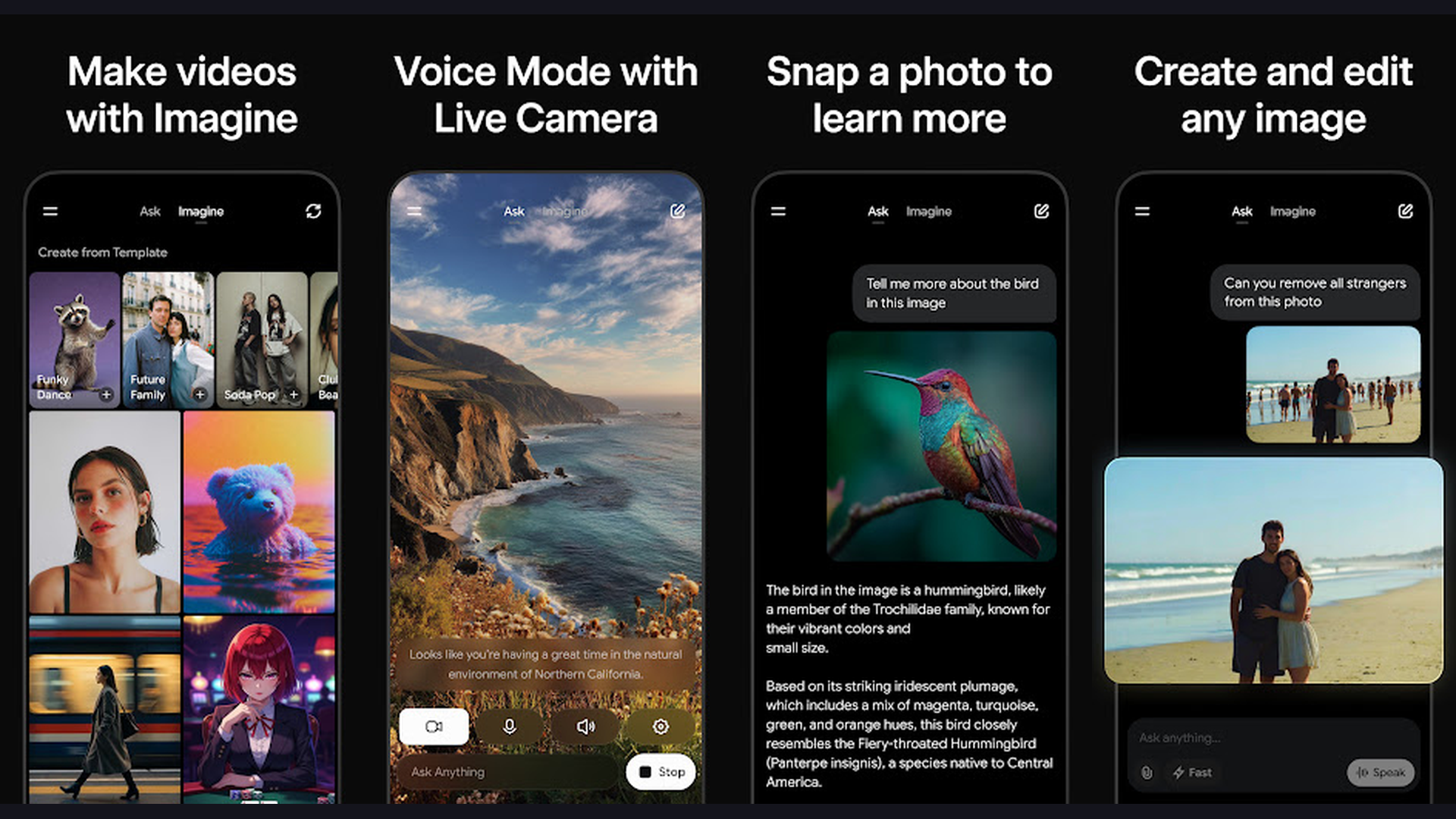 Jasper AI iPhone AI chatbot app screenshots