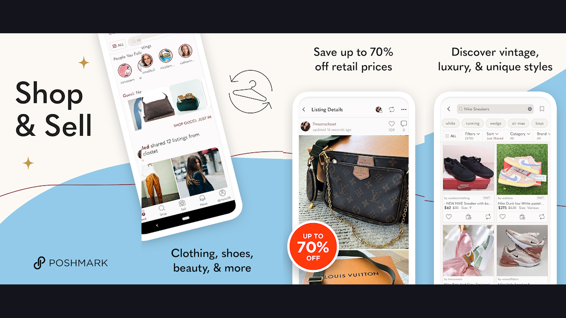Poshmark app screenshots