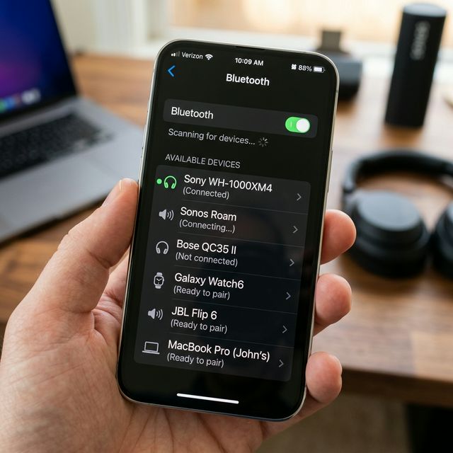 Bluetooth Pairing UI