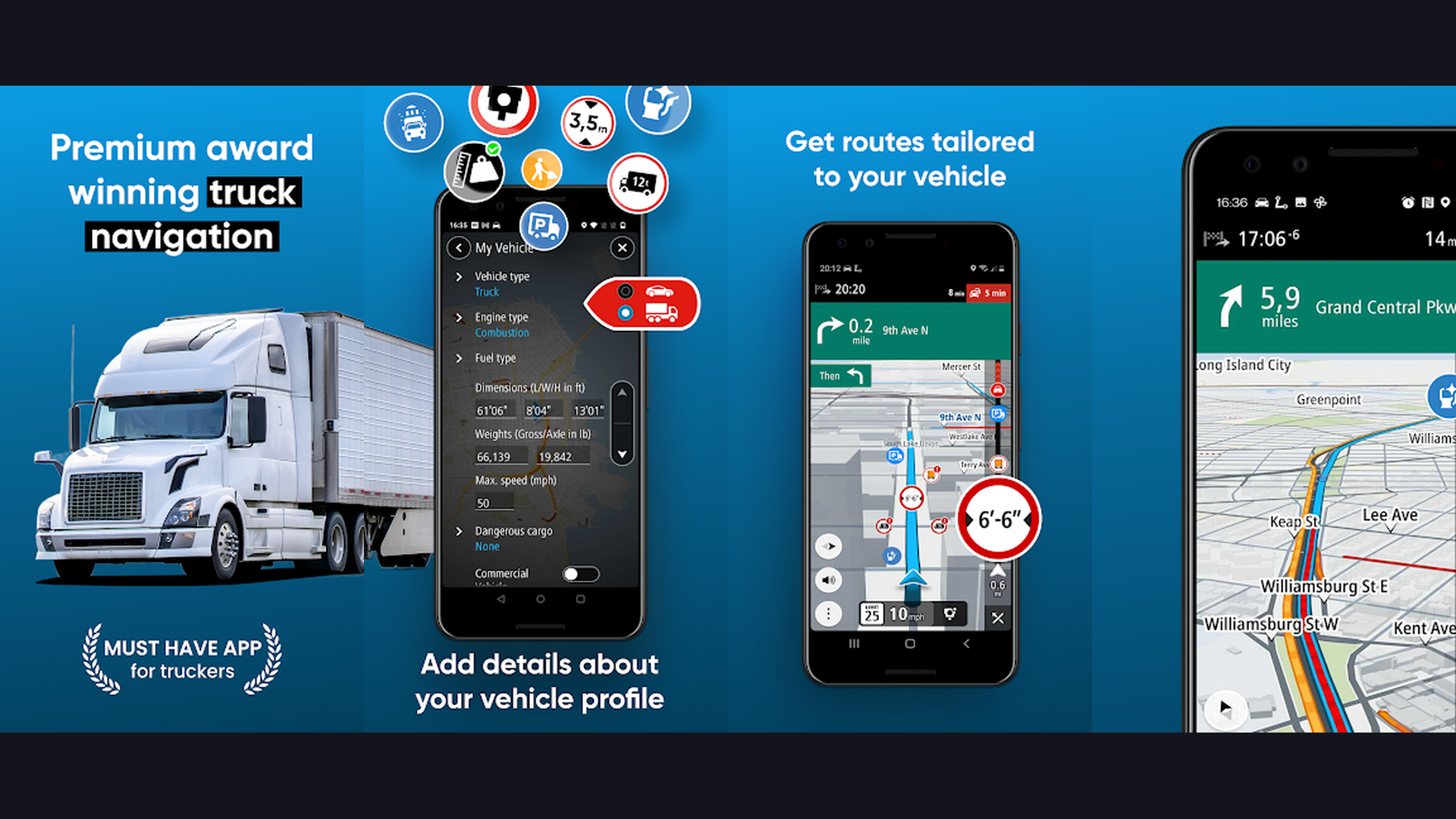 TomTom GO Navigation navigation app screenshots