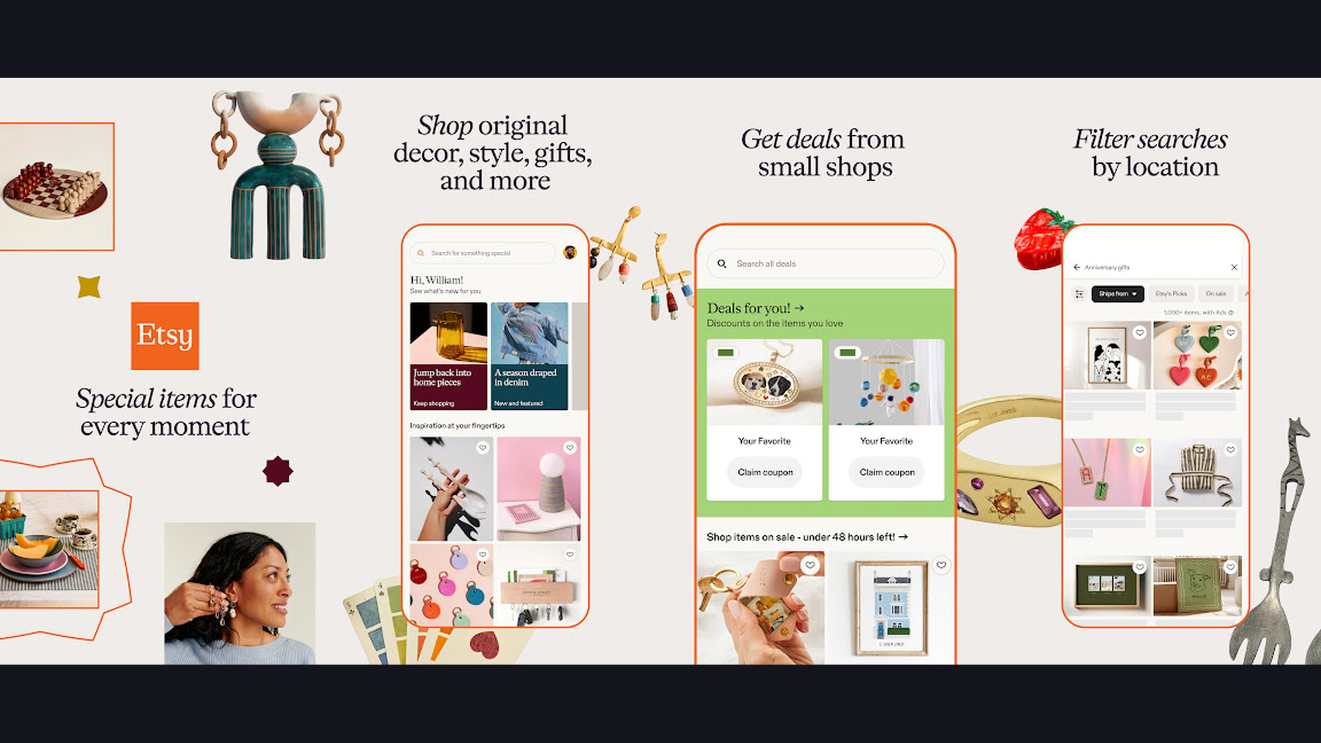 Etsy Seller features and interface